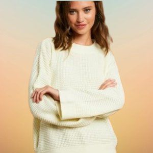 NWT Waffle Knit Sweater
